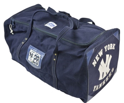 2012 Joe Girardi Game Used New York Yankees #28 Team Issued Equipment Bag (MLB AUTH)
